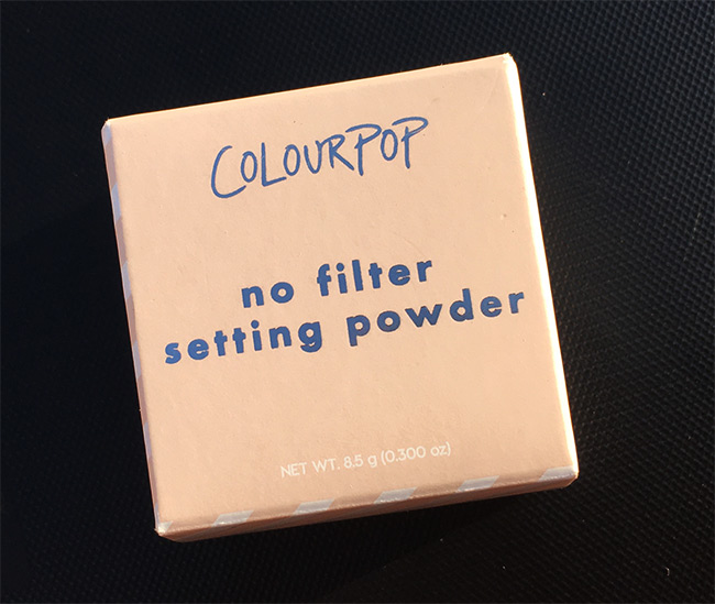 ColourPop No Filter Loose Setting Powder, Review and Swatches