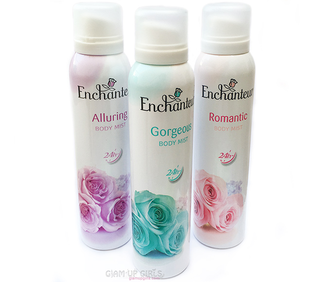 Enchanteur Body Mist in Alluring, Gorgeous and Romantic - Review 