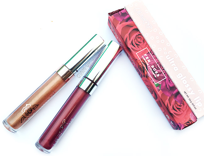 ColourPop Ultra Glossy Lips in Wolfie and Contessa