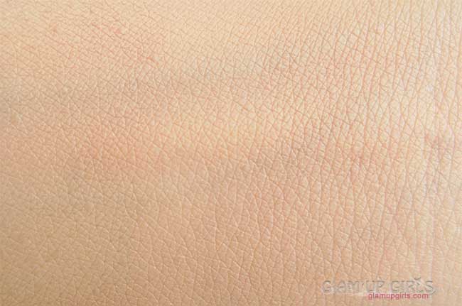 Masarrat Misbah Makeup Silk foundation in Almond blended