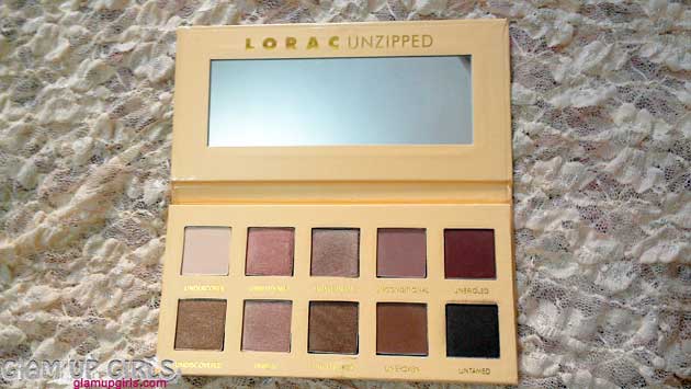 Lorac Unzipped Eyeshadow Palette EOTD - Review and swatches