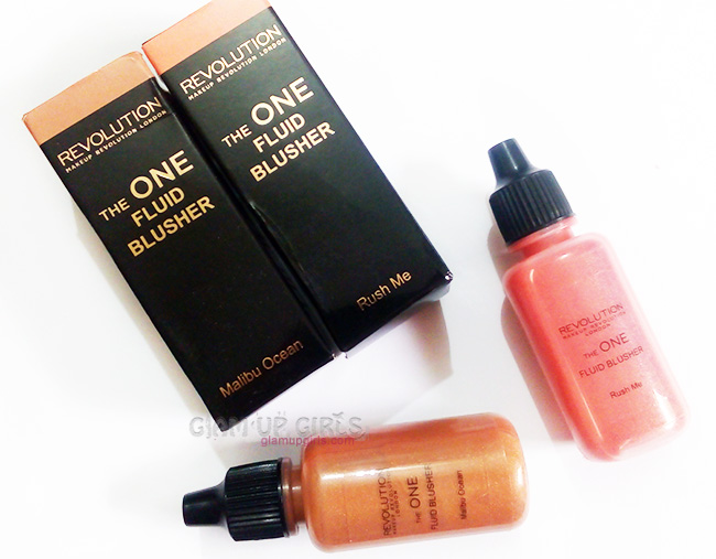 Makeup Revolution The one Fluid Blusher - Review and Swatches 