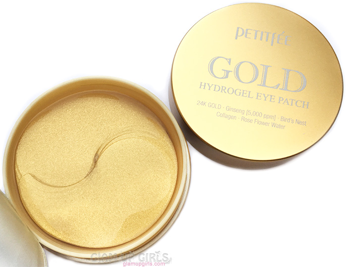 Petitfee gold hydrogel eye patch packaging