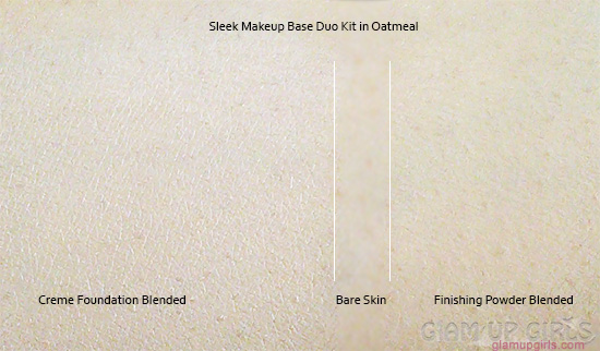 Sleek Makeup Base Duo Kit in Oatmeal - Review and Swatches