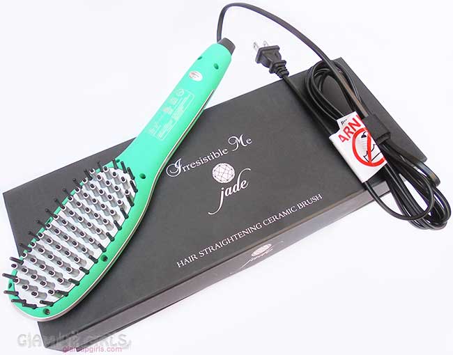 Irresistible Me Jade Hair Straightening Ceramic Brush - Review 