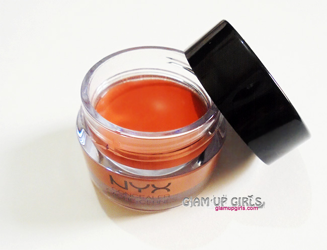 NYX Full Coverage Concealer Jar in Orange - Review and Swatches 