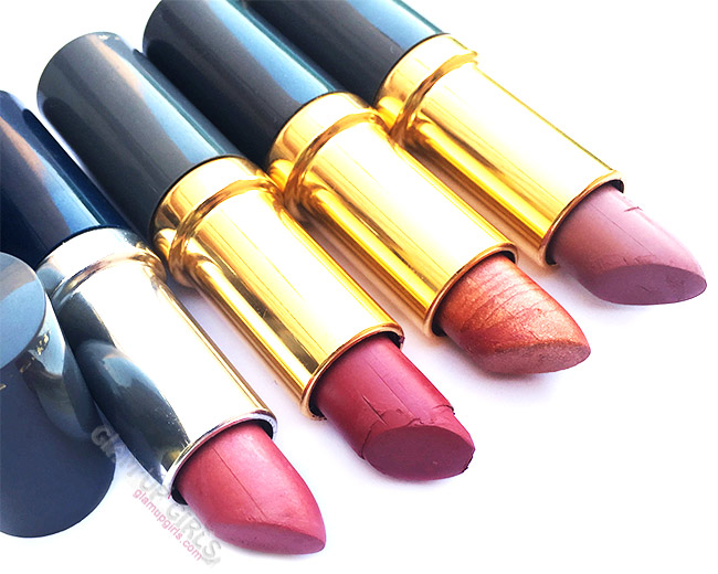 Medora Lipstick in Viva Glam, Glitter, Raspberry and Hot Pink