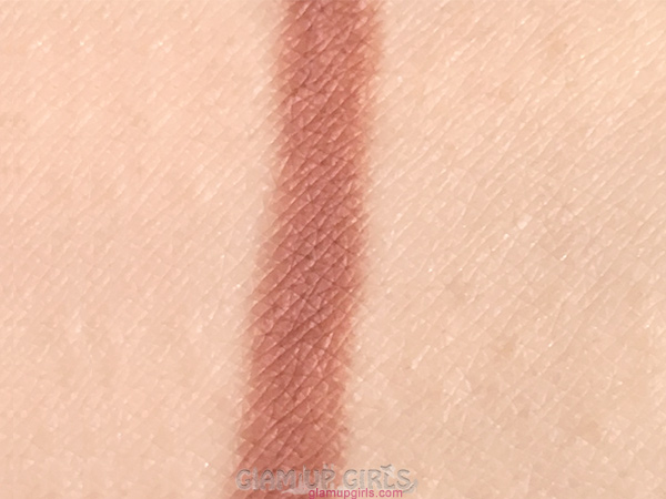 Swatch of e.l.f. Studio Matte Lip Color Praline