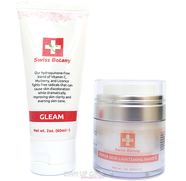 Swiss Botany Natural Skin Brightener Gleam and Vitamin C Gel - Review