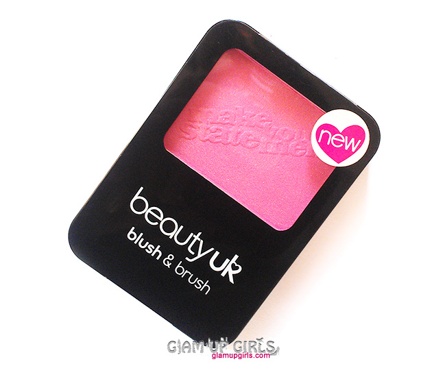 Beauty UK Powder Blush and brush in Isla rose - Review and Swatches