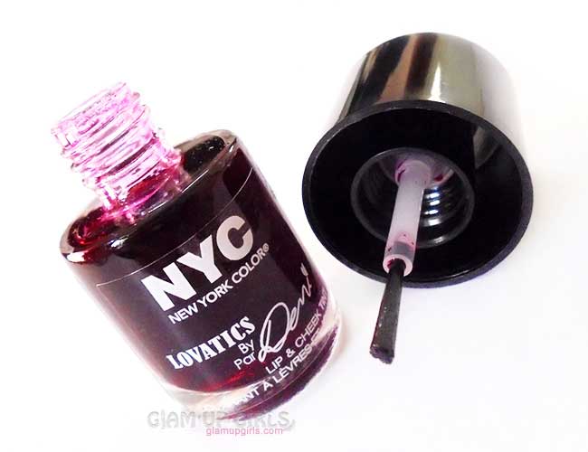 NYC Lovatics by Demi Lip and Cheek Tint in Cheeky Berry - Review and Swatches