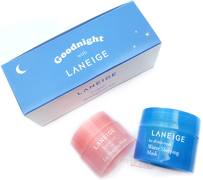 Laneige Water Sleeping Mask and Lip Sleeping Mask - Review 