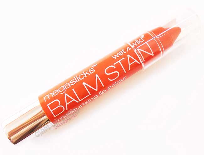 Wet n Wild Mega Slicks Lip Balm Stain in See If I Carrot - Review and Swatches