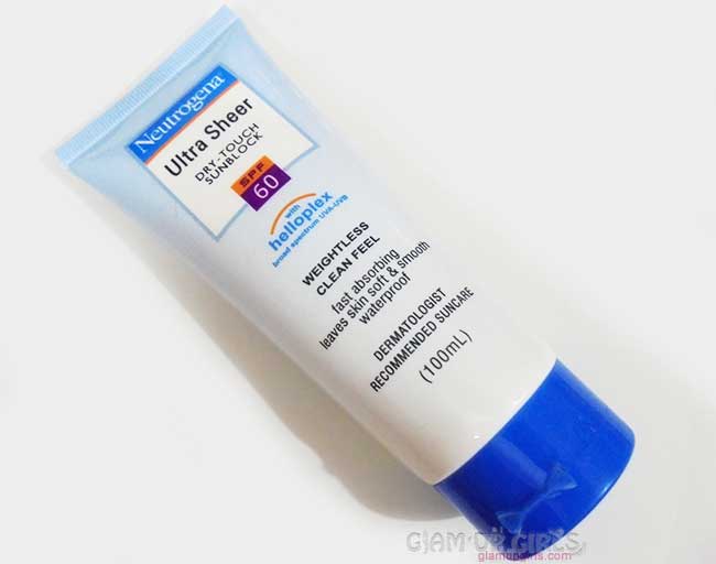 Neutrogena Ultra Sheer Dry Touch Sunblock - Review