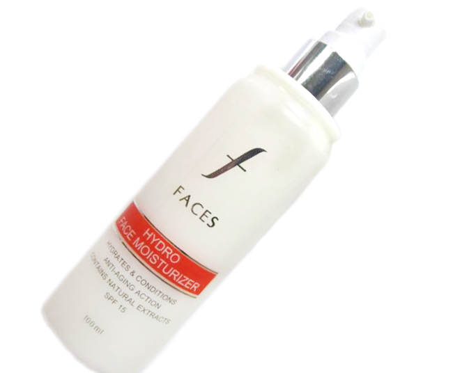Faces Canada Hydro Face Moisturizer SPF 15 - Review 