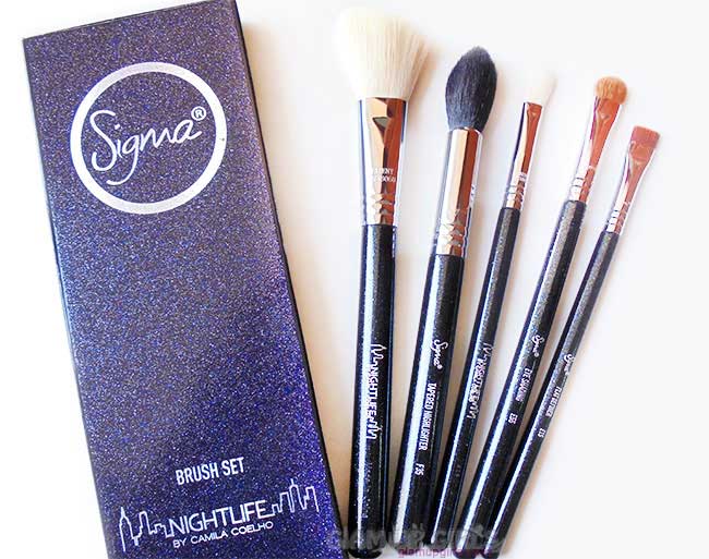 Sigma Beauty Face and Eye Brush Set Nightlife by Camila Coelho - Review 