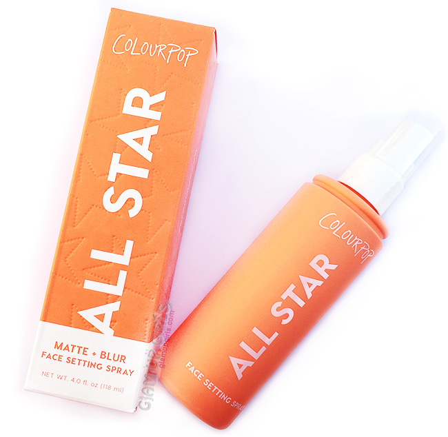 ColourPop All Star Face Setting Spray - Review and Swatches