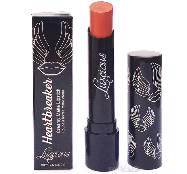 Luscious Heartbreaker Creamy Matte Lipstick in Superstar - Review 