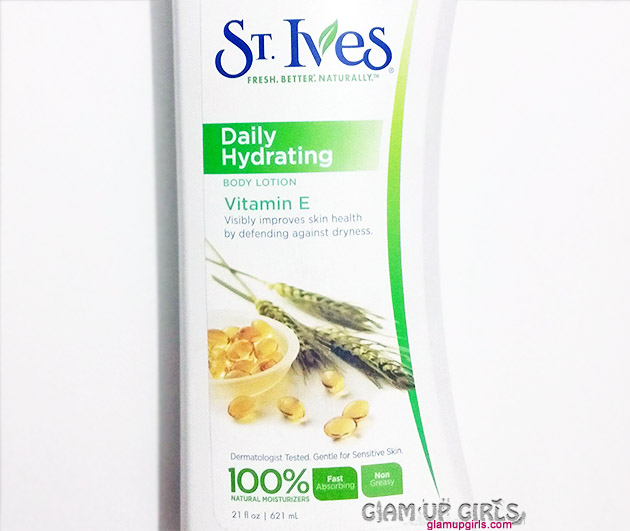 St. Ives Daily Hydrating Body Lotion Vitamin E - Review