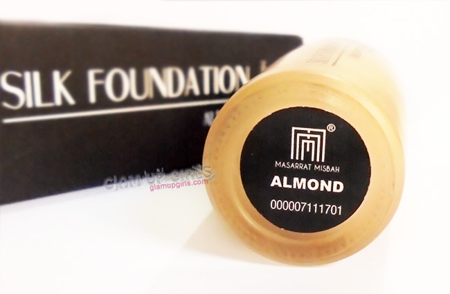 Masarrat Misbah Makeup Silk foundation in Almond