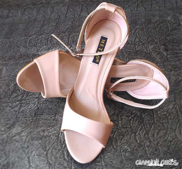 Ancona heels peach color
