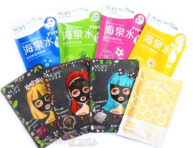 Facial Sheet Masks by Mori and SoQ - Review 