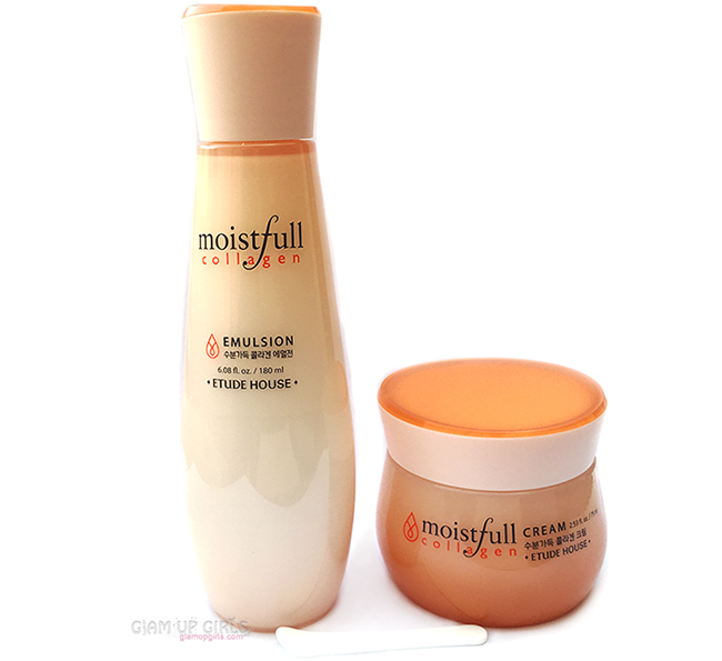 Etude House Moistfull Collagen Emulsion and Cream - Review