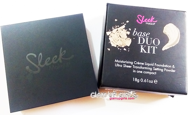 Sleek Makeup base Duo Kit in Oatmeal