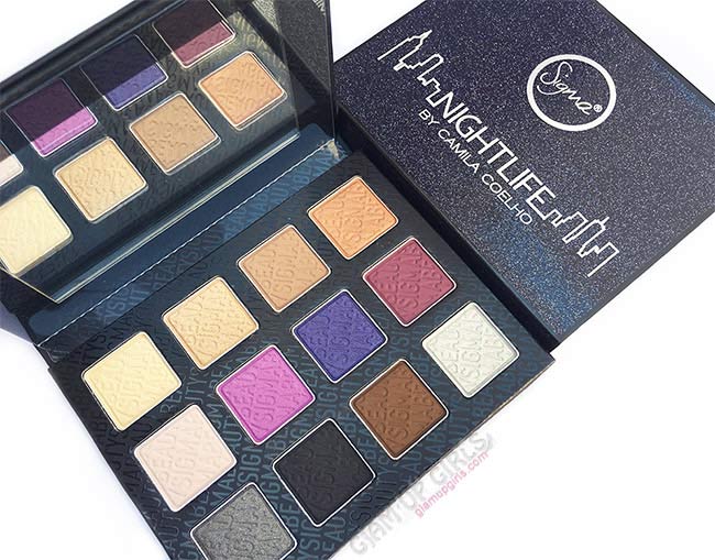 Sigma Nightlife Eyeshadow Palette by Camila Coelho - Review and Swatches 