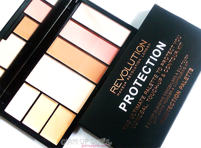 Makeup Revolution Protection Palette in Light/Medium - Review and Swatches 