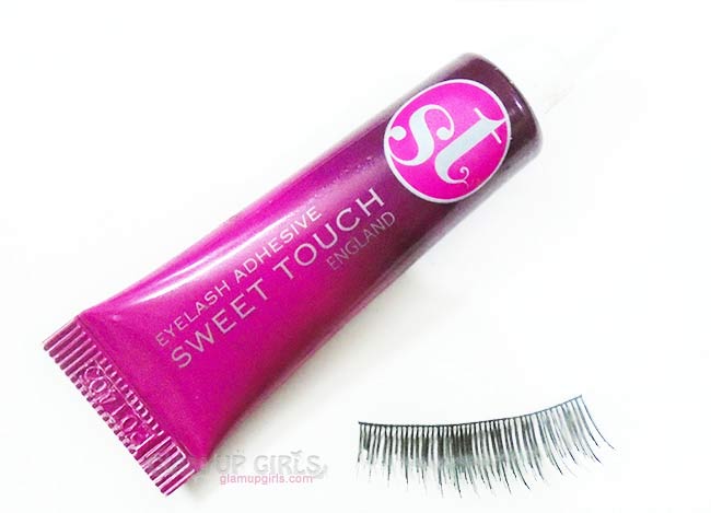 How to apply Lash Adhesive or Glue to fals lashes - Featuring Sweet Touch Eye lash Adhesive